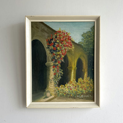 Timeless Cityscape Oil Painting "Stone Arch" Detailed Small Art Holland Art Shop