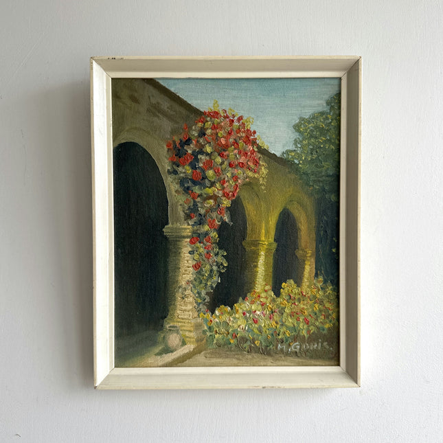 Timeless Cityscape Oil Painting "Stone Arch" Detailed Small Art Holland Art Shop