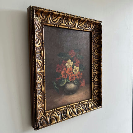 Timeless Floral Still Life Oil Painting "Flower Vase" Vintage Art Holland Art Shop