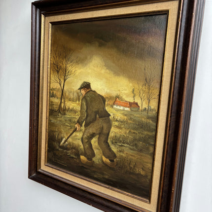 Traditional Figurative Oil Painting "Old Man" Elegant Art Holland Art Shop