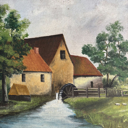 Refined Still Life Oil Painting "Wooden Frame" Expressive Small Artwork Holland Art Shop