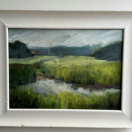 Classic Landscape Oil Painting "Framed Landscape" Authentic Artwork Holland Art Shop