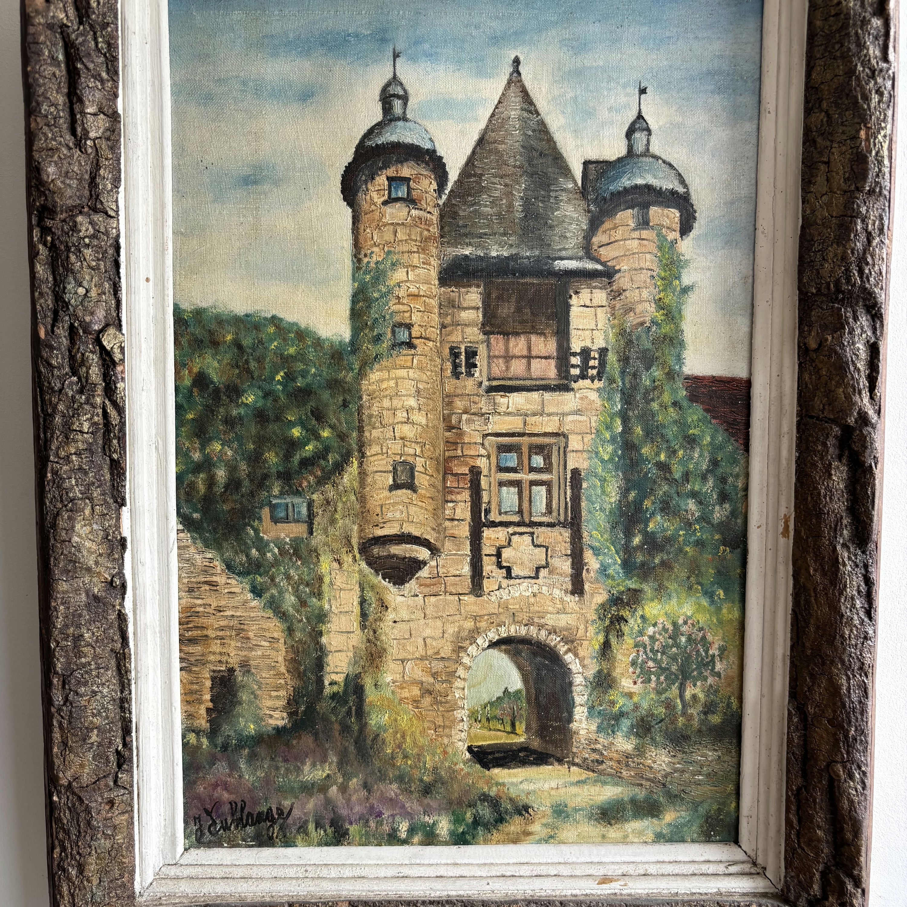 Authentic Cityscape Oil Painting 