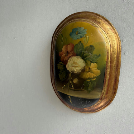 Classic Floral Still Life Oil Painting "Painted Bouquet" Original Small Art Holland Art Shop