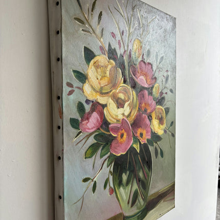 Vintage Floral Still Life Oil Painting "Flower Bouquet" Timeless Art Holland Art Shop