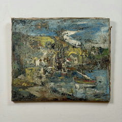Marcel-Charles Picard Traditional Cityscape Oil Painting "Peeling Paint" Artwork Holland Art Shop