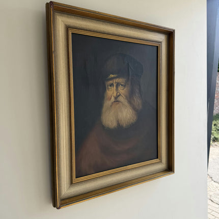 Refined Portrait Oil Painting "Bearded Man" Classic Artwork Holland Art Shop