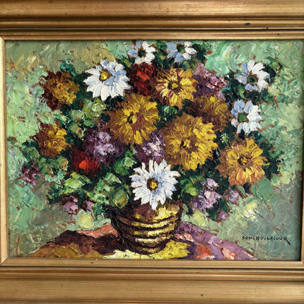 Classic Floral Still Life Oil Painting "Flower Bouquet" Authentic French Artwork Holland Art Shop