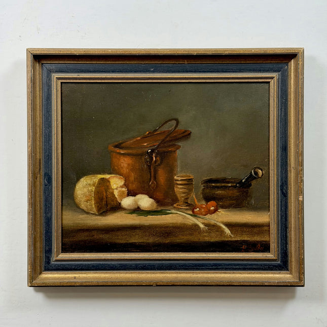 Rustic Still Life Oil Painting "Stretched Canvas" Vintage Art Holland Art Shop