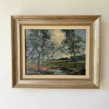 Expressive Landscape Oil Painting "Framed Painting" Elegant Small Art Holland Art Shop