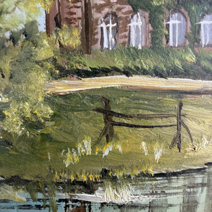 Handcrafted Landscape Oil Painting "Framed Painting" Authentic Small Artwork Holland Art Shop