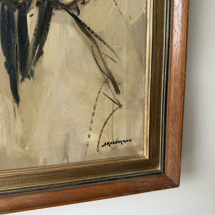 Traditional Animals Oil Painting "Three Birds" Authentic Art Holland Art Shop