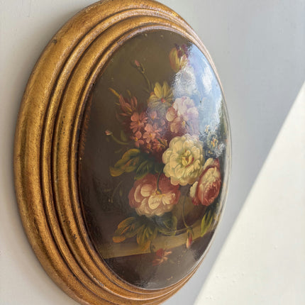 Vintage Flowery Still Life Oil Painting "Floral Bouquet" Original Small Art Holland Art Shop
