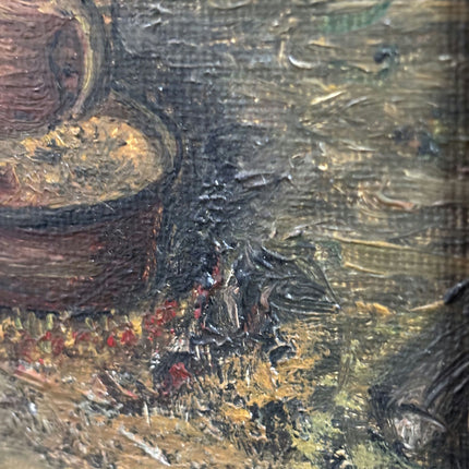 Elegant Figurative Oil Painting "Tavern Table" Timeless Art Holland Art Shop