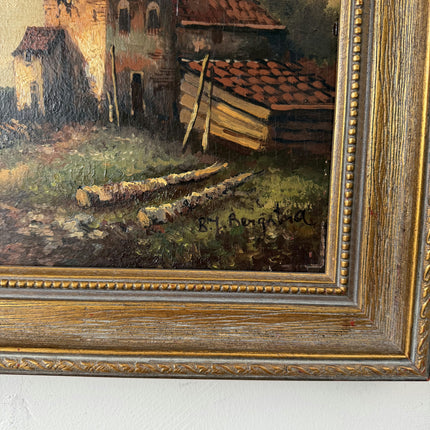 Expressive Oil Painting Scenery "Country Pathway" Fine Medium Artwork
