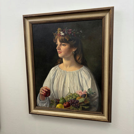 Classic Portrait Oil Painting "Lemon Peel" Authentic Large Art Holland Art Shop