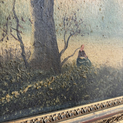 Detailed Landscape Oil Painting "Gilded Frame" Elegant Art Holland Art Shop
