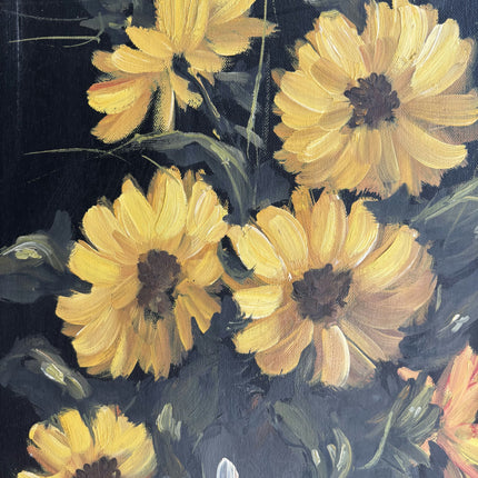 Rustic Flowery Still Life Oil Painting "Yellow Flowers" Classic Art Holland Art Shop