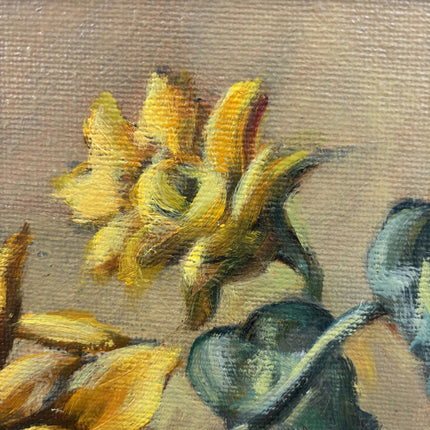 Expressive Floral Still Life Oil Painting "Sunflower Bouquet" Detailed Large Art Holland Art Shop