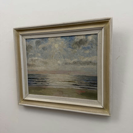 Classic Seascape Oil Painting "Calm Seascape" Detailed Small Art Holland Art Shop