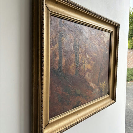 Original Landscape Oil Painting "Autumn Trees" Authentic Artwork Holland Art Shop