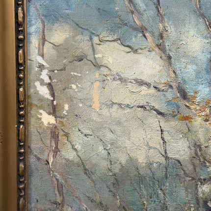 1942 Landscape Oil Painting "Gilded Frame" Art Holland Art Shop