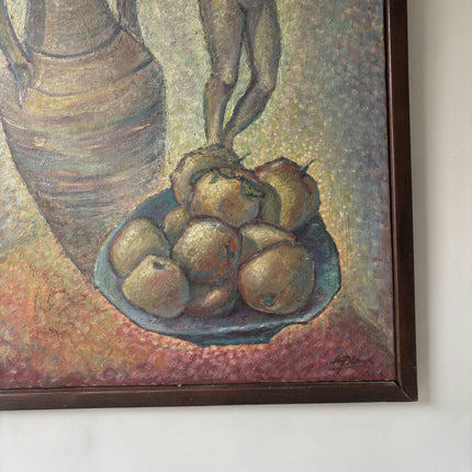 Traditional Still Life Oil Painting "Bowl Apples" Original Art Holland Art Shop