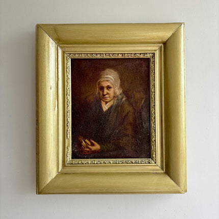 Authentic Portrait Oil Painting "Young Man" Refined Small Artwork Holland Art Shop