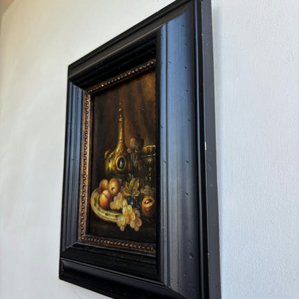 Handcrafted Still Life Oil Painting "Fruit Plate" Classic Small Artwork Holland Art Shop