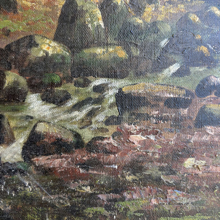 Authentic Landscape Oil Painting "Gilded Frame" Traditional Artwork Holland Art Shop