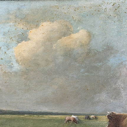 Original Animals Oil Painting "Grazing Cow" Expressive Large Art Holland Art Shop