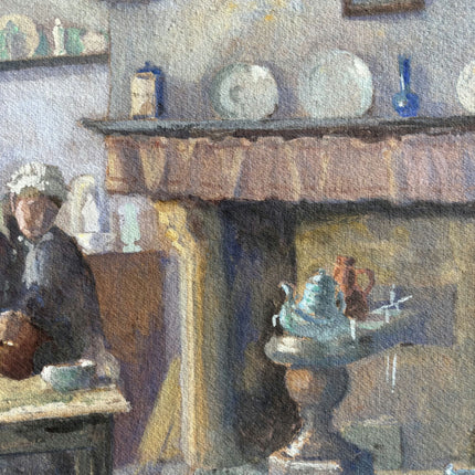 Refined Figurative Oil Painting "Elderly Man" Detailed Artwork Holland Art Shop