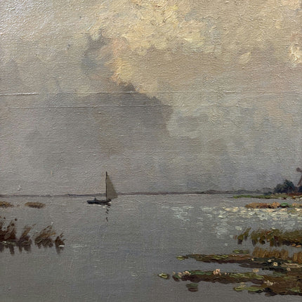 Classic Seascape Oil Painting "Sailing Boat" Elegant Artwork Holland Art Shop