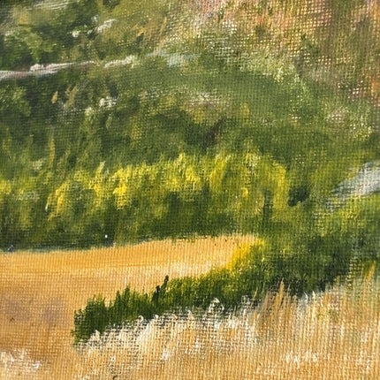 Refined Landscape Oil Painting "Gold Frame" Handcrafted Art Holland Art Shop