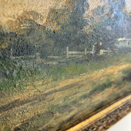 Detailed Landscape Oil Painting "Birch Tree" Traditional Large Art Holland Art Shop