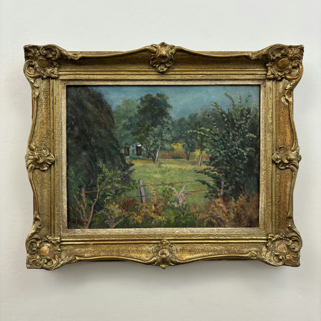 Traditional Landscape Oil Painting "Garden Path" Authentic Art Holland Art Shop