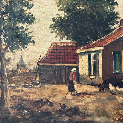 Figurative Oil Painting Figurative "Walking Woman" Traditional Medium Art Holland Art Shop