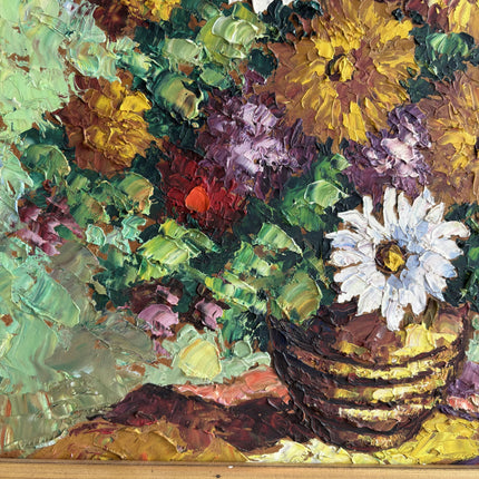 Classic Floral Still Life Oil Painting "Flower Bouquet" Authentic French Artwork Holland Art Shop