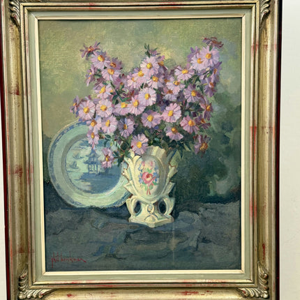 Classic Floral Still Life Oil Painting "Flower Vase" Elegant Art Holland Art Shop