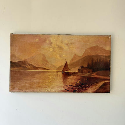 Classic Seascape Oil Painting "Sailing Boat" Elegant Artwork Holland Art Shop