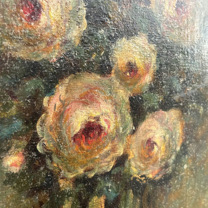 Handcrafted Floral Still Life Oil Painting "Flower Vase" Expressive Artwork Holland Art Shop