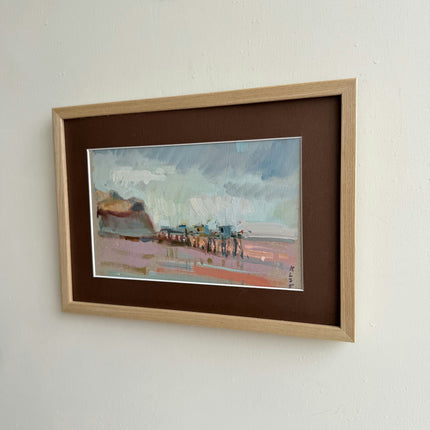 Authentic Landscape Oil Painting "Framed Painting" Detailed Small Artwork Holland Art Shop