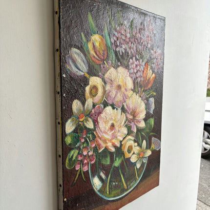 Authentic Floral Still Life Oil Painting "Flower Bouquet" Handcrafted Art Holland Art Shop