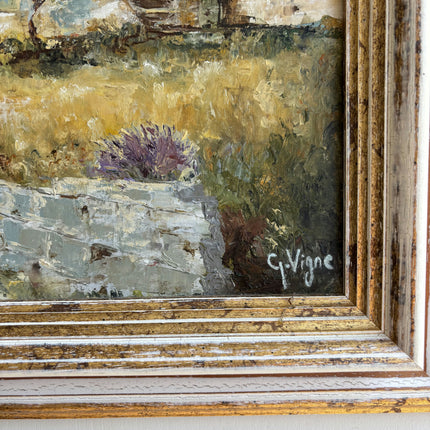Refined Landscape Oil Painting "Stone Cottage" Elegant Art Holland Art Shop