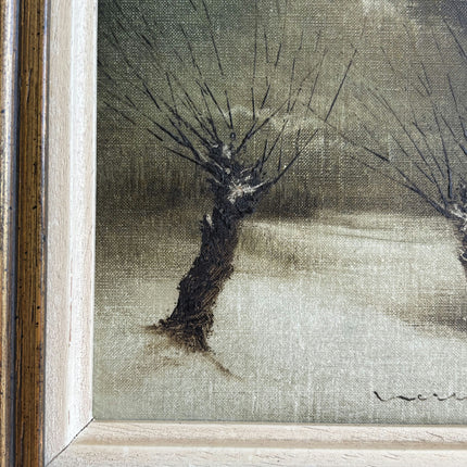 Original Landscape Oil Painting "Gnarled Trees" Timeless Small Artwork Holland Art Shop