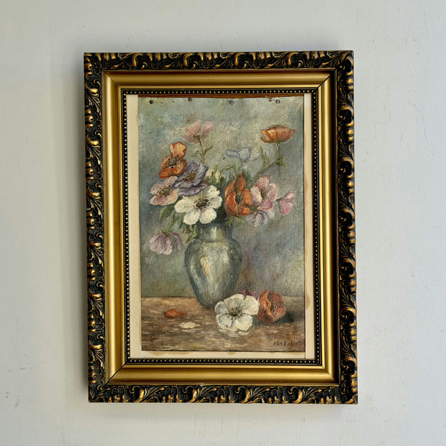 Timeless Floral Still Life Oil Painting "Flower Vase" Refined Artwork Holland Art Shop