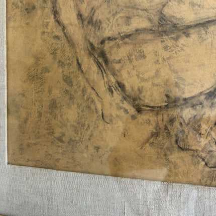 Classic Animals Oil Painting "Framed Sketch" Rustic Belgique Artwork Holland Art Shop