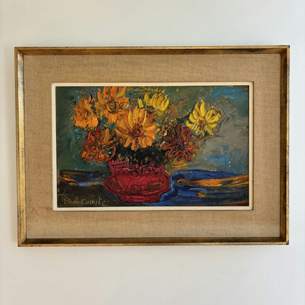 Authentic Floral Still Life Oil Painting "Sunflower Bouquet" Timeless Art Holland Art Shop