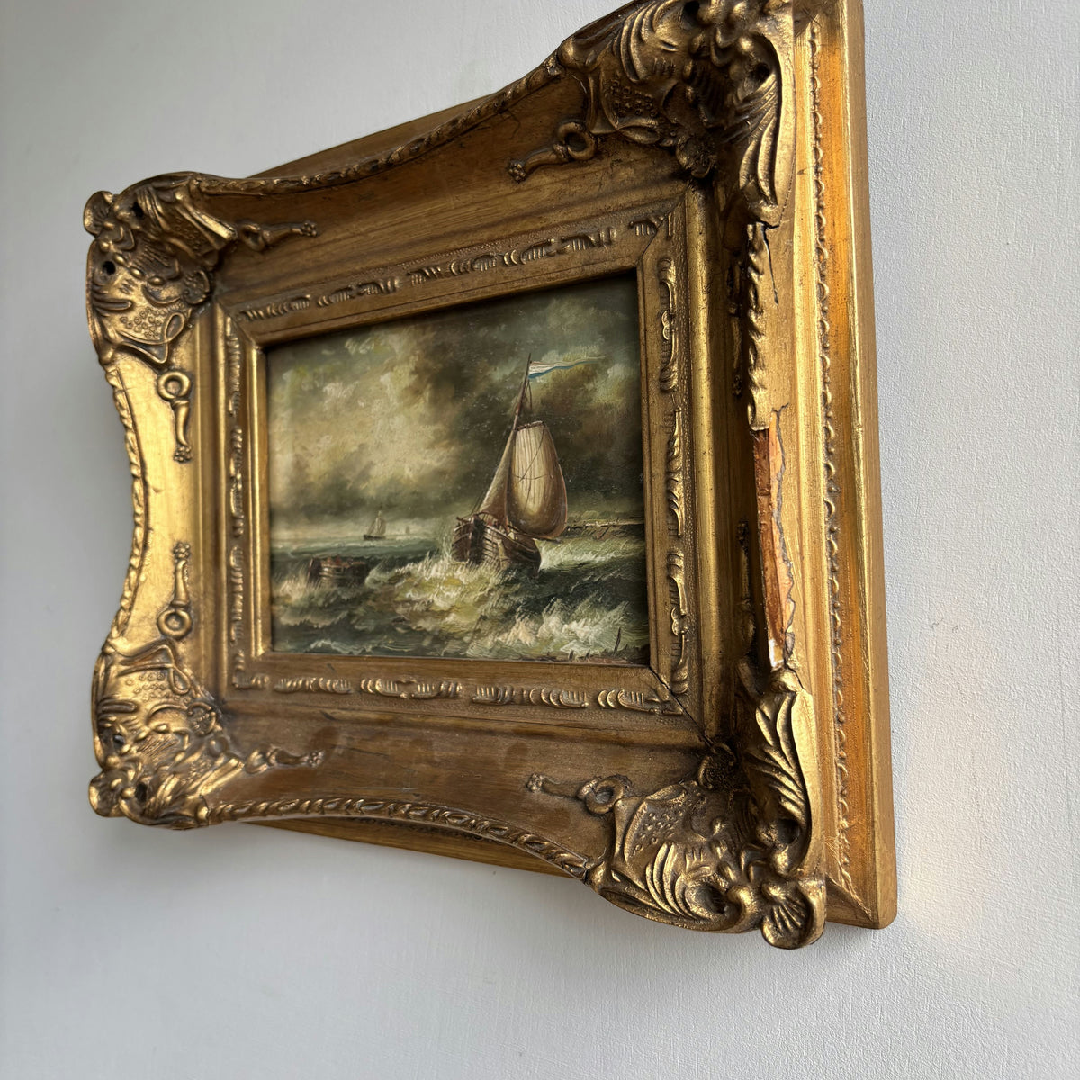 Elegant Seascape Oil Painting 