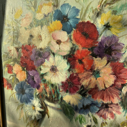 Classic Floral Still Life Oil Painting "Floral Arrangement" Medium Art - HollandArtShop